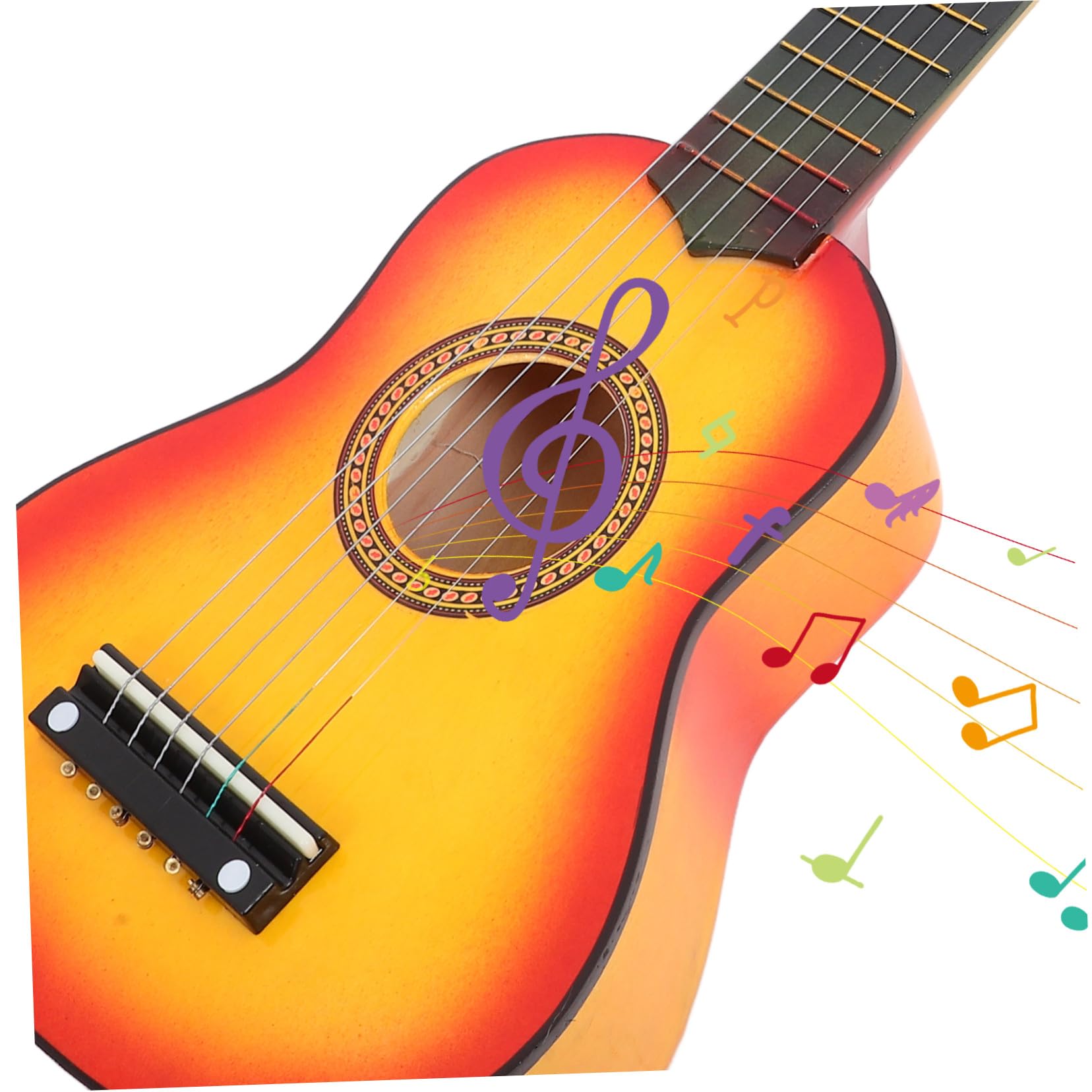 Juguete de Guitarra Musical 21 Pulgadas de Madera para Niños
