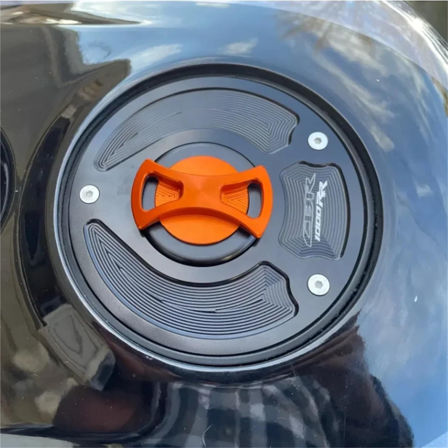 Keyless Motorcycle Fuel Gas Tank Cap CoverCompatible With CBR1000RR Fireblade 2000-2013 2006 2007 2008 2009 2010 2011 2012