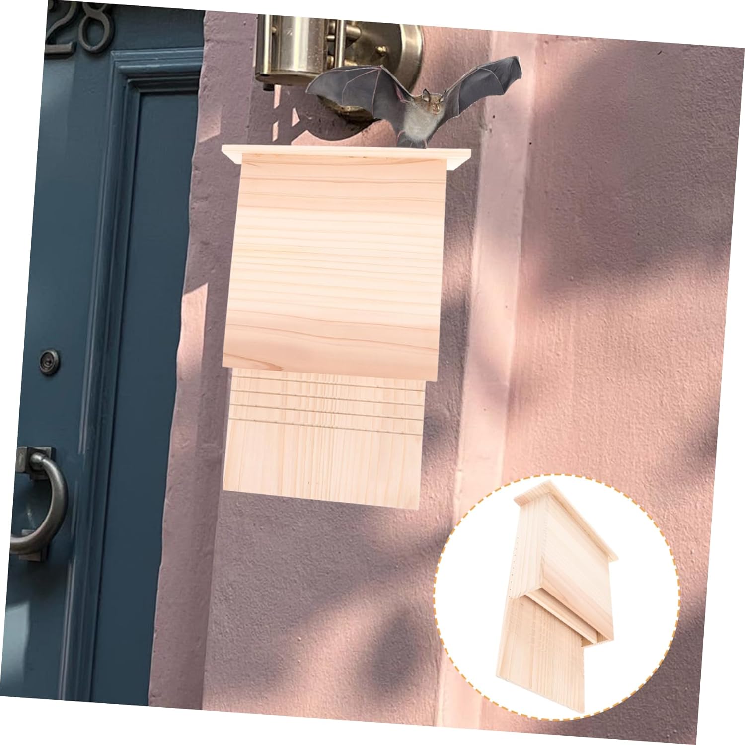 for Bats Outdoor Bat Shelter for Garden Lightweight Backyard Easy to Install Enthusiasts