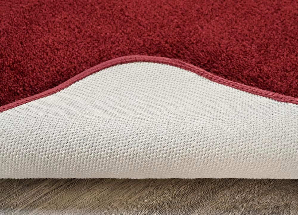 Garland Rug Traditional Nylon Washable Chili Pepper Red 2 Bath Rugs (17" X 24", 21" X 34") - Soft, Absorbent, And Stylish for Your Bathroom