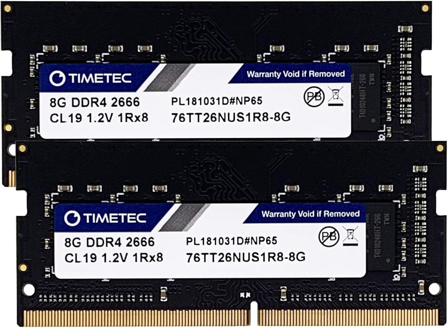 Timetec Hynix IC 16GB KIT(2x8GB) DDR4 SODIMM for Intel NUC KIT/Mini PC/HTPC/NUC Board 2666MHz PC4-21300 Non ECC Unbuffered 1.2V CL19 Single Rank 260 Pin Memory Upgrade(16GB KIT(2x8GB)) Timetec Hynix IC 16GB KIT(2x8GB) DDR4 SODIMM for Intel NUC KIT/Mini PC/HTPC/NUC Board 2666MHz PC4-21300 Non ECC Unbuffered 1.2V CL19 Single Rank 260 Pin Memory Upgrade(16GB KIT(2x8GB))