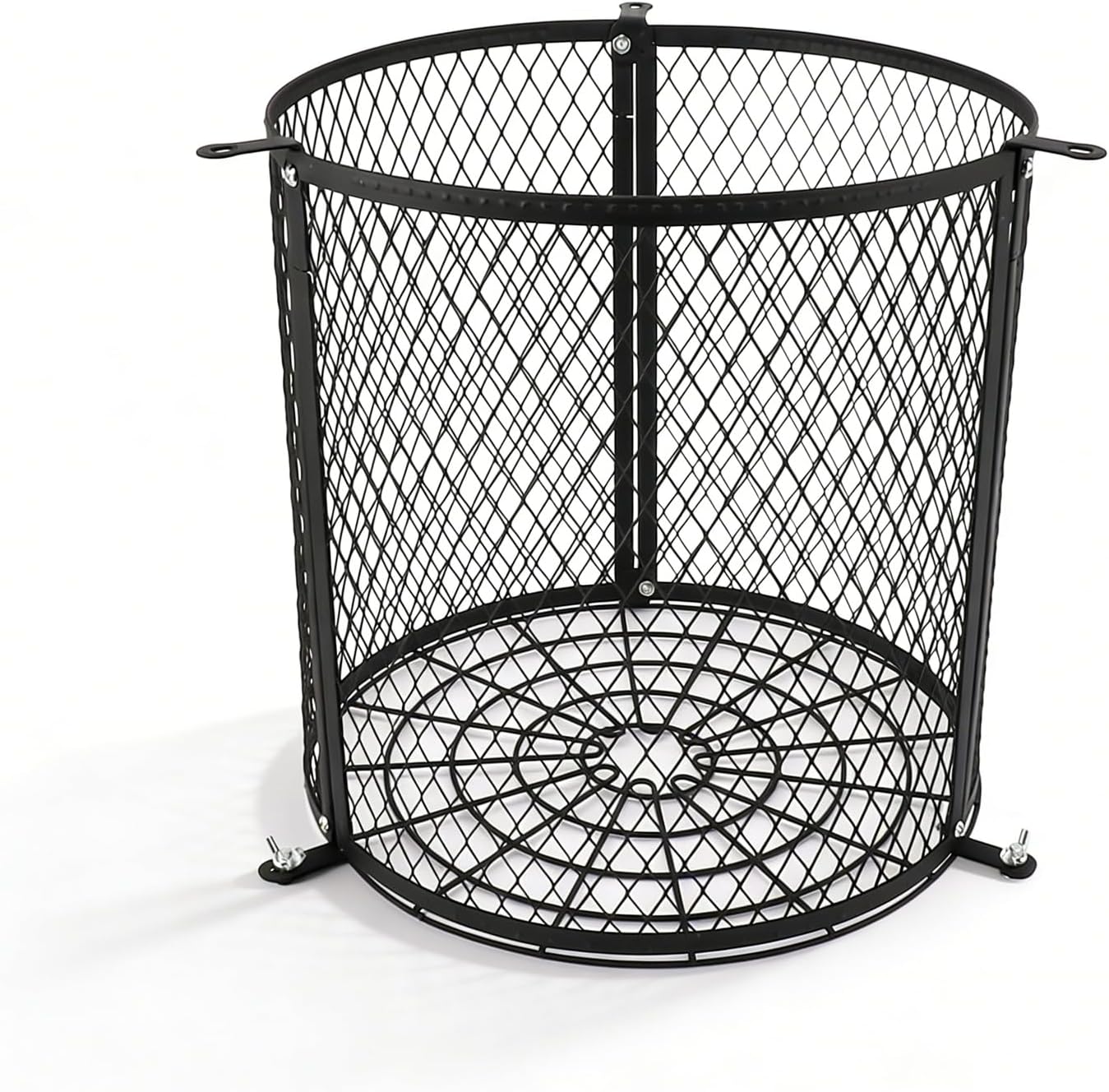 Dpofirs Deer Feeder Varmint Guard, 12.2x11.8 in, Weatherproof Protective Cage for Tripod Feeder