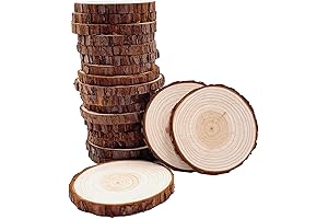 Round and Natural Wood Discs
