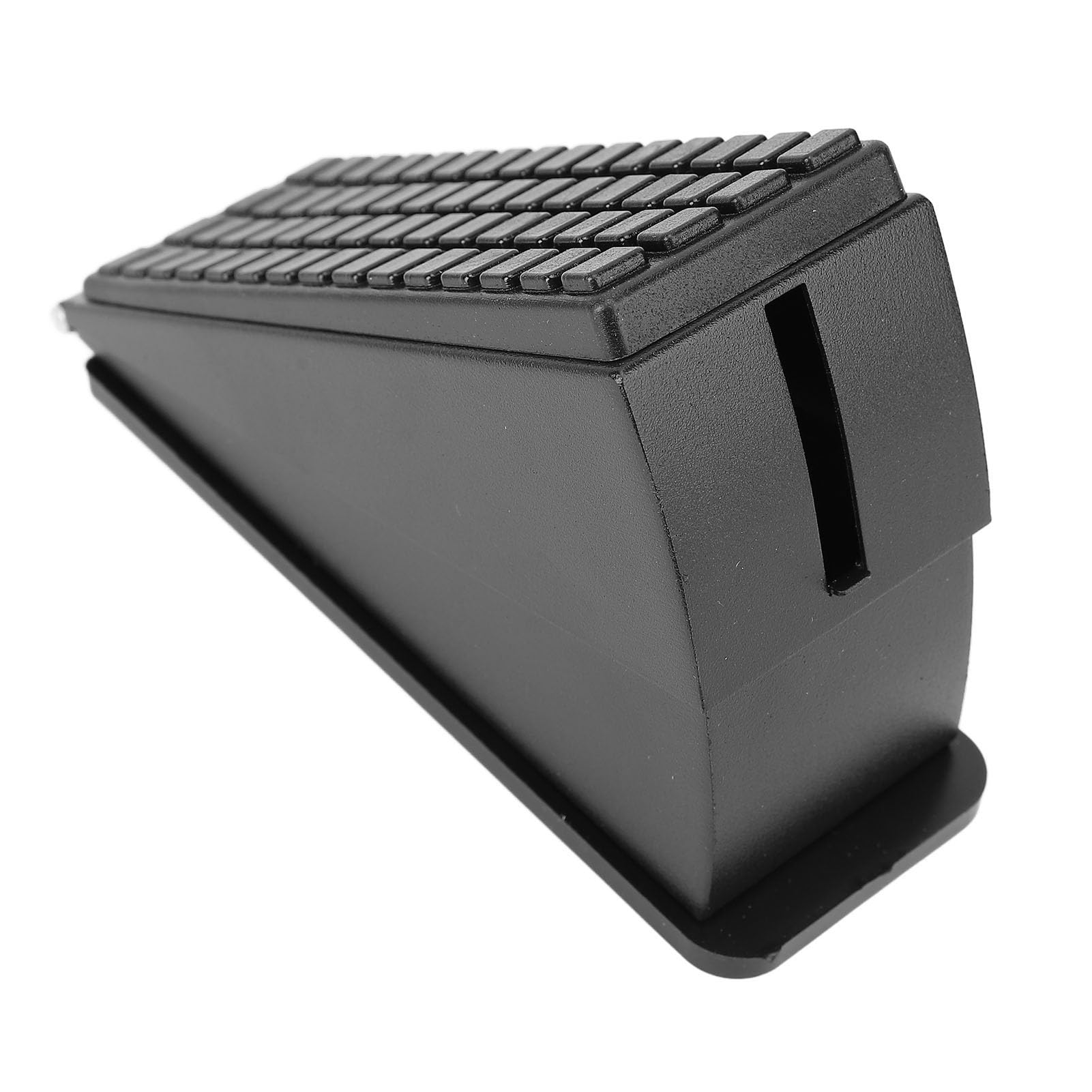 Jelquix Heavy Duty Metal Door Stopper, Windproof Large Bottom Stop, Matte Black Door for 20-60mm Slit