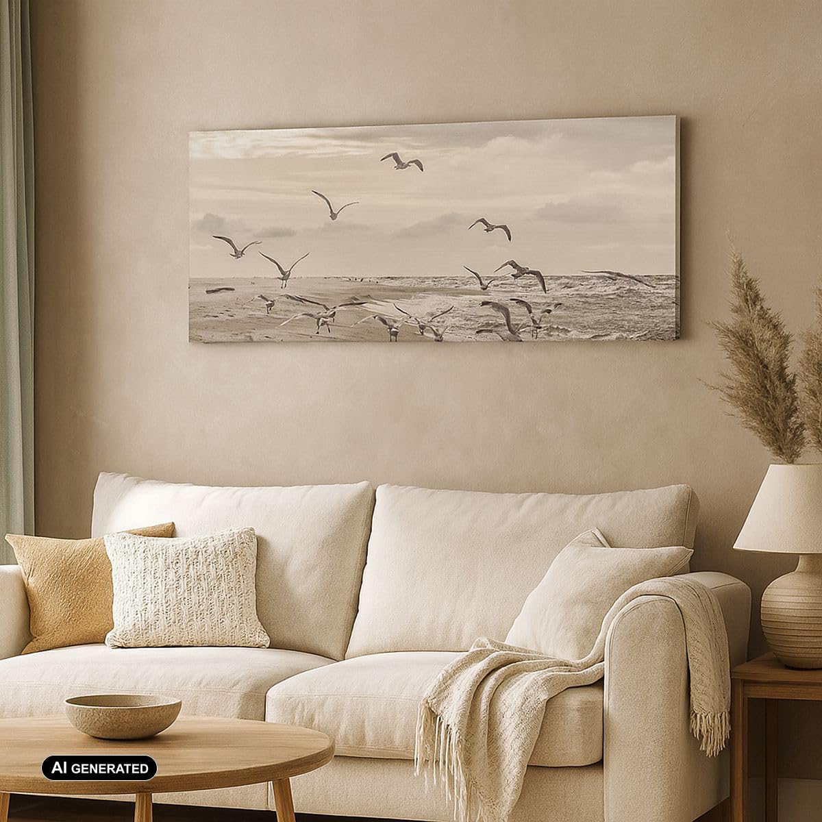 ARTTOR Leinwandbild 140x50cm Wandbild Landschaften Maritim - 4723