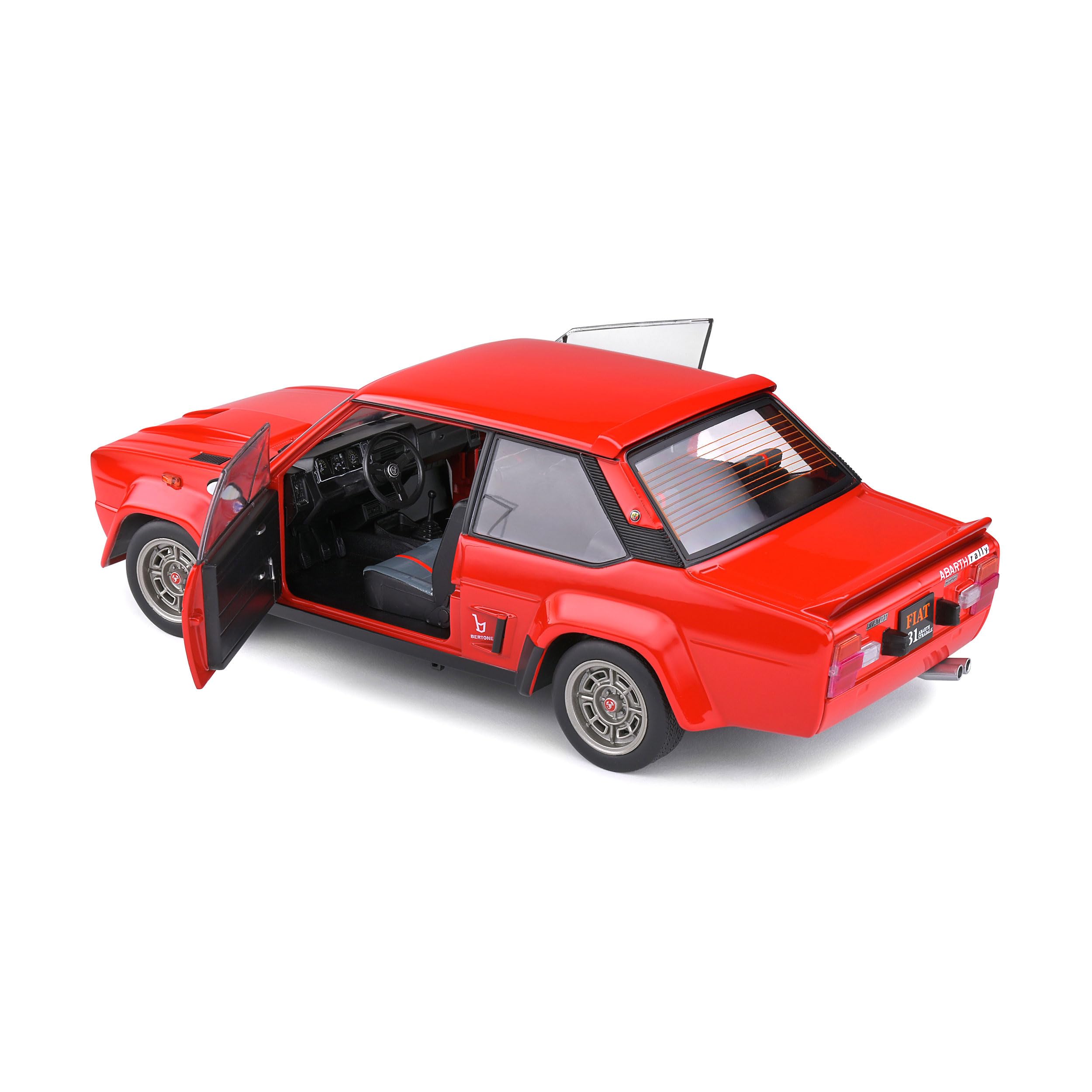 Solido 1980 Fiat 131 Abarth red 1:18 : Amazon.in: Car