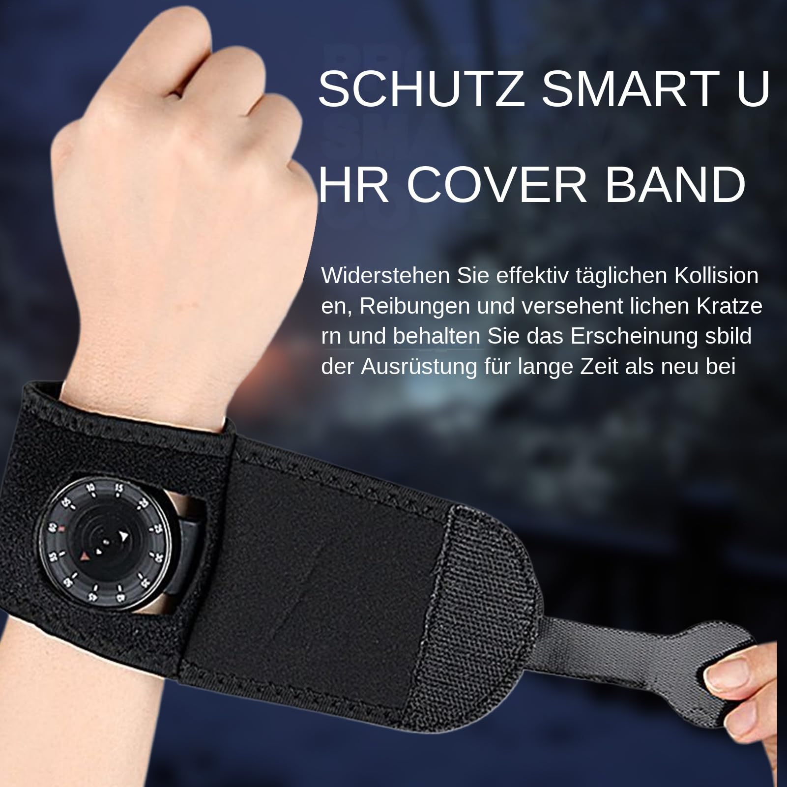 Schutzband Für Smartwatch | Armbandschutz Für Herren Und Damen | Schweißabweisend Wetterfest Mit Integrierter Polsterstruktur Für Jugendliche Damen Lauffitness Hoher Intensität