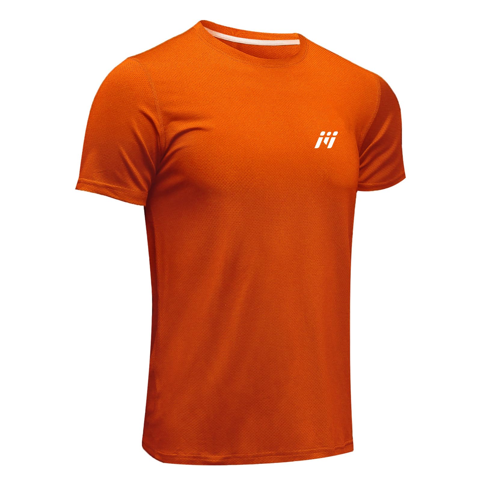 MEETWEE Sportshirt Herren, Laufshirt Kurzarm Mesh Funktionsshirt Atmungsaktiv Schnelltrocknend Sports Gym Shirt Trainingsshirt für Männer Sommer