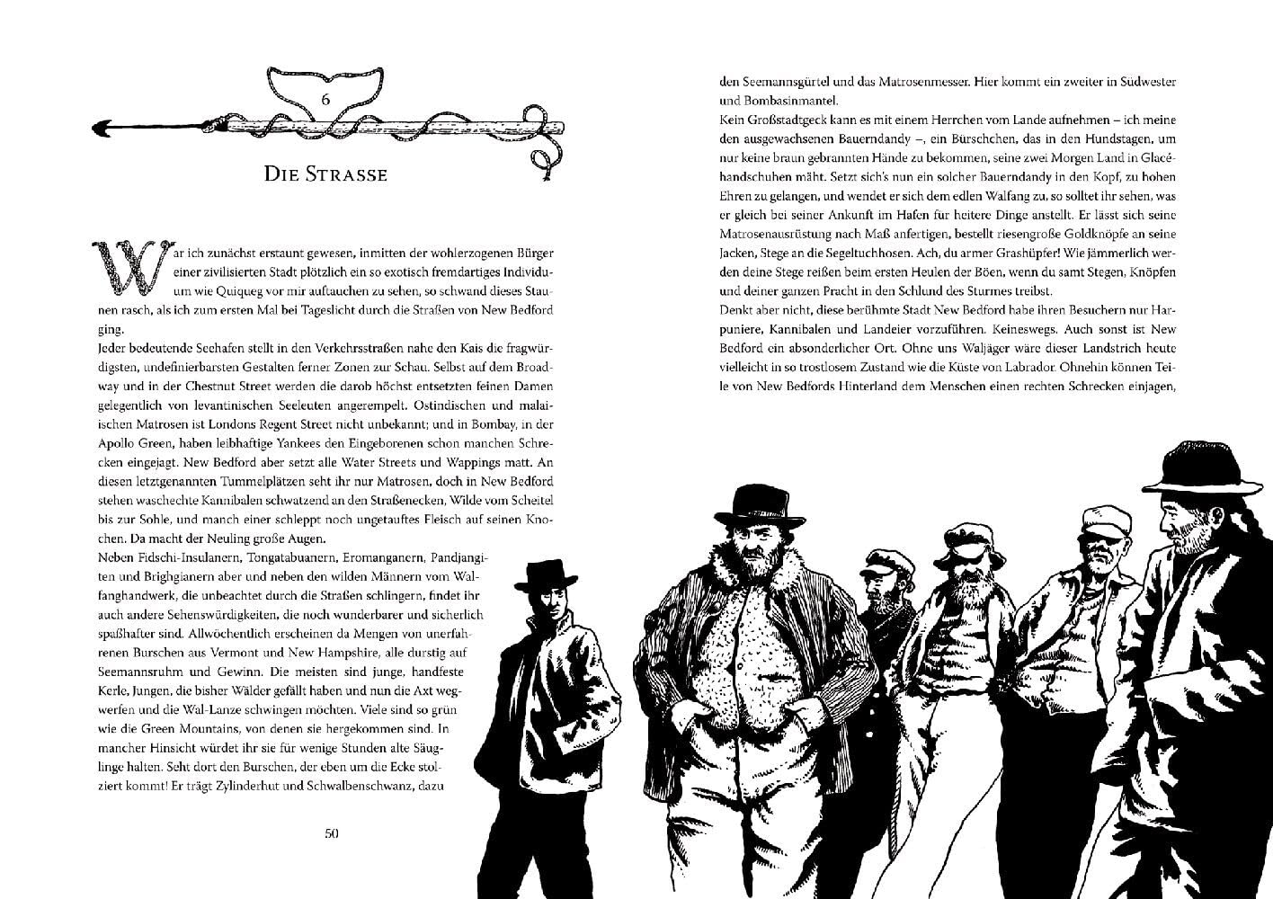 Moby Dick: oder Der Wal: Abenteuer-Klassiker mit 10 aufwendig gestalteten Extras. Durchgehend handillustriert, mit Leseband (Große Schmuckausgabe)