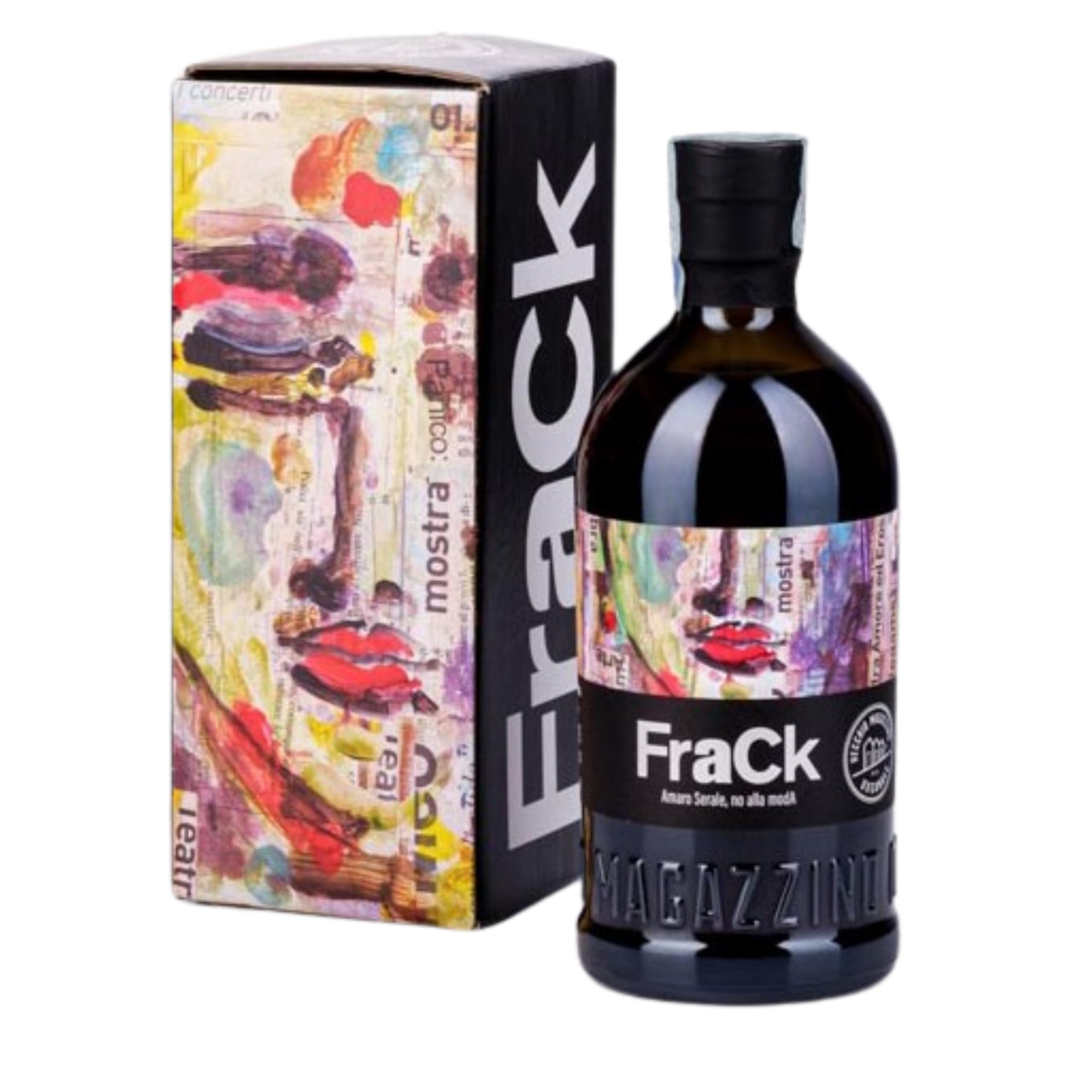 Frack, Amaro Serale, No alla Moda, 500 ml, Amaro Calabrese con Note di Genziana e China, Passito Fortificato con Botaniche Locali, Ideale Dopo Pasto o con Vermouth, Confezione Regalo, 24% Vol.
