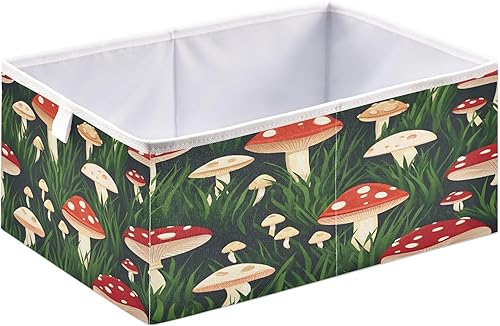 Miniatura 10 de senya Contenedores de almacenamiento grandes plegables de animales del bosque, canastas de almacenamiento plegables de tela, organizador de armario,
