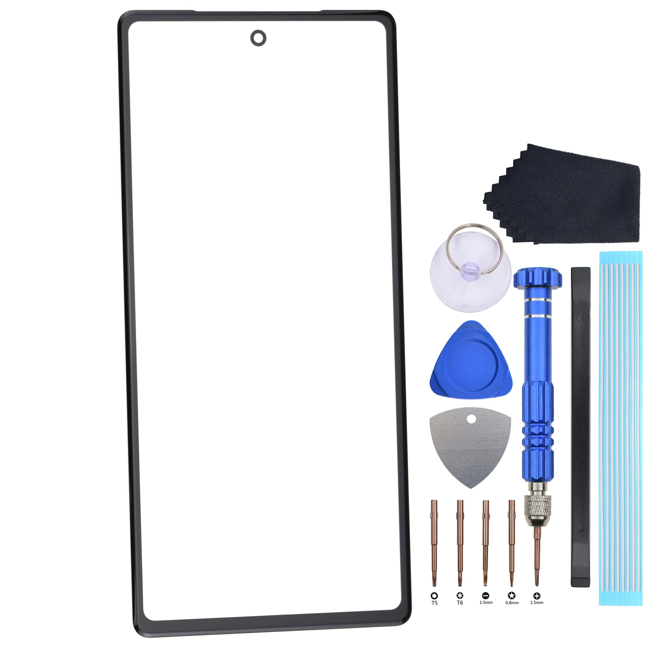 Glass Cover Replacement with Pre-cut OCA Adhesive for Google Pixel 7a 6.1