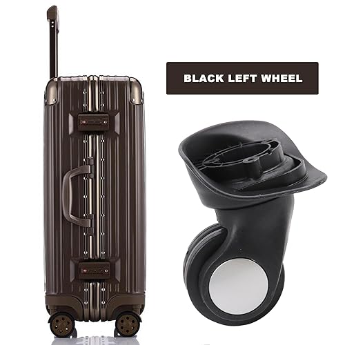 Miniatura 3 de BQLZR Maleta Rueda Giratoria Ruedas de Equipaje Repuesto Repuesto 3.43" W024 Negro Izquierdo Kit para Equipaje wTornillo