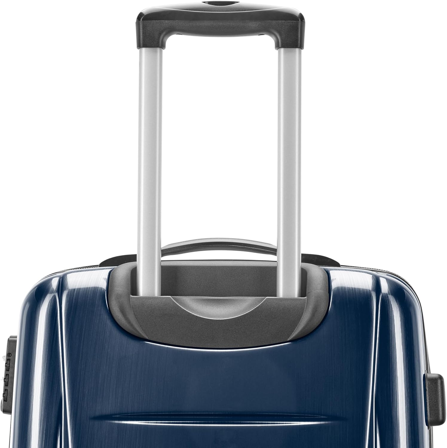 Samsonite Winfield 2 Hardside Expandable Luggage with Spinner Wheels, Navy, Checked-Medium 24-Inch