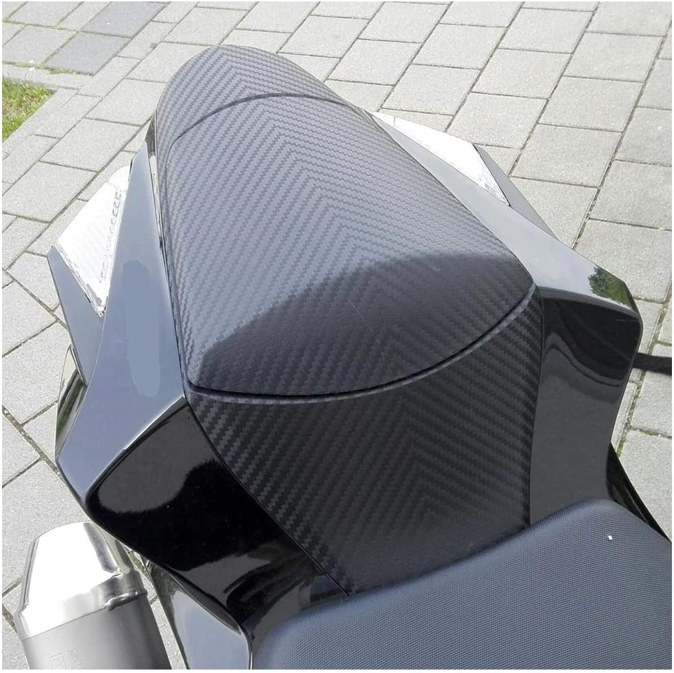 Motorcycle Matte Black Carbon Pattern Rear Passenger Pillion Solo Seat Cowl Hard ABS Motor Fairing Tail Cover for 2011-2021 Suzuki GSXR GSX-R 600 750 2012 2013 2014 2015 2016 2017 2018 2019 2020