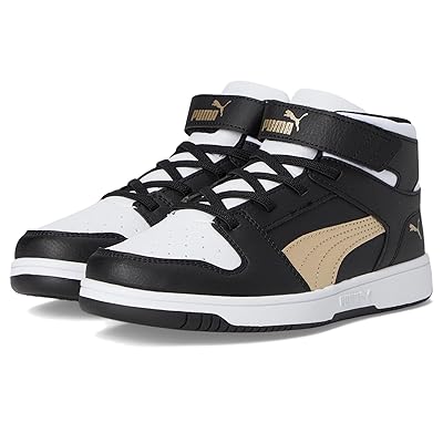 PUMA Kids Rebound Layup Mid Hook And Loop (Little Kid) Kid