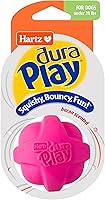 Vista 1 de Hartz DuraPlay - Juguetes perfumados para perros con aroma a tocino, tamaño pequeño (varios colores)