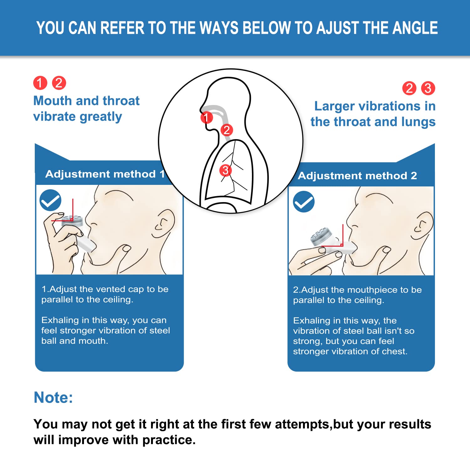 Flutter Valve Mucus Removal Device & Lung Expansion, IDEAR Breathing