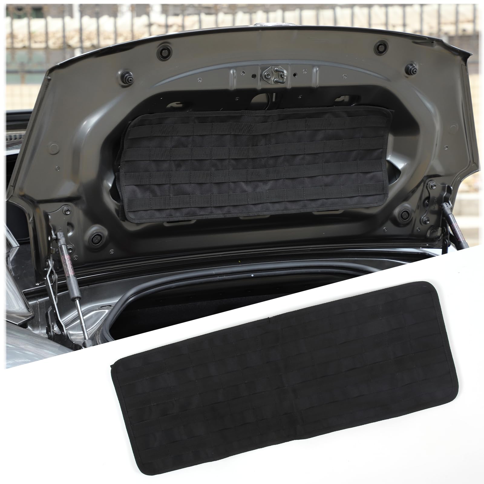 VICASKY Lot De 2 Crochets Universels Pour Coffre De Voiture, Porte-parapluie, Organiseur De Fixation Pour Voiture, Maison, Noir