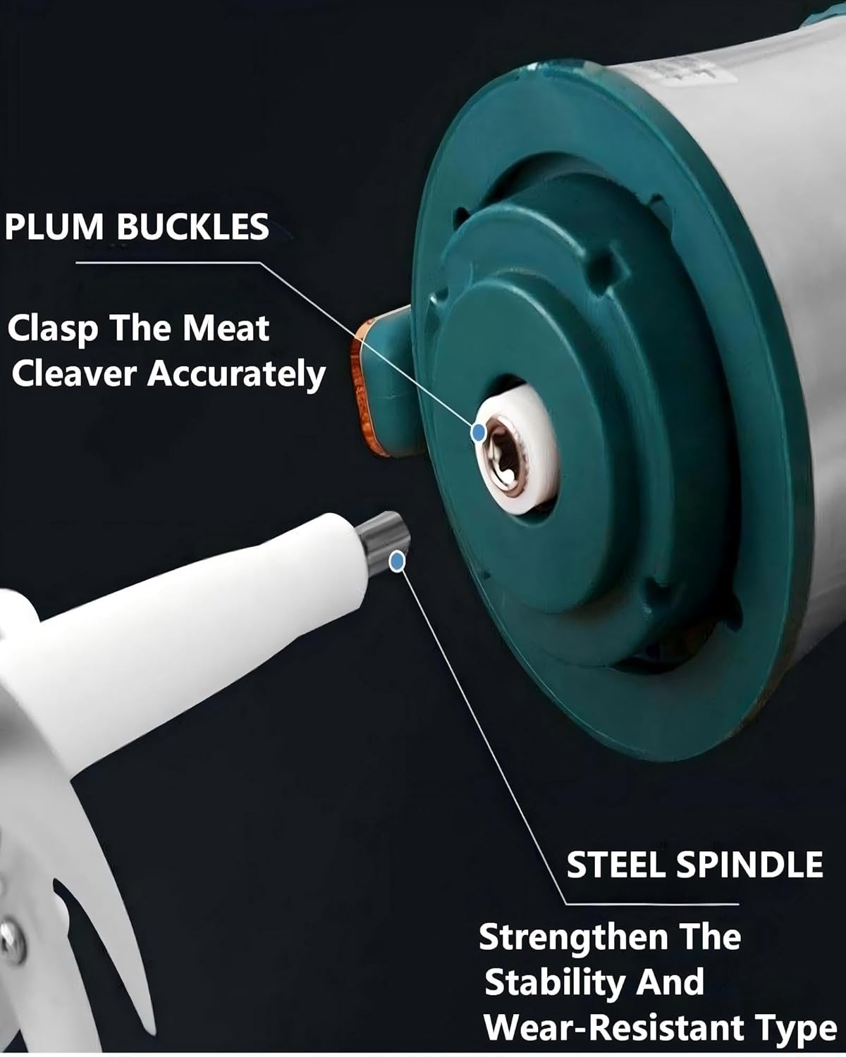 Electric Meat Grinder, 5L Stainless Steel Food Processor, 500W, 5-Speed, for Dough, Meat, Vegetables, Nuts, Fruits, Garlic, Onion