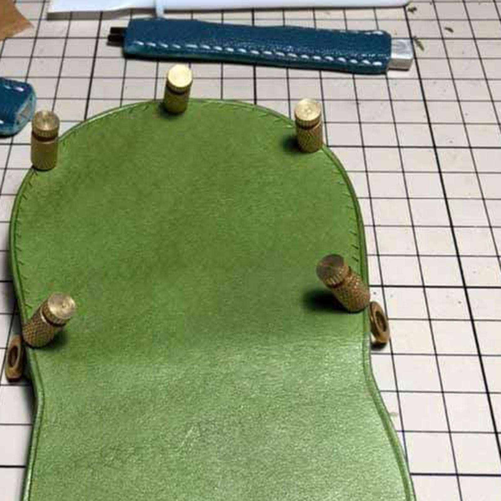 LOOM TREE® Leather Craft Hand Sewing Needles Stitching Position Located Pins 12mm