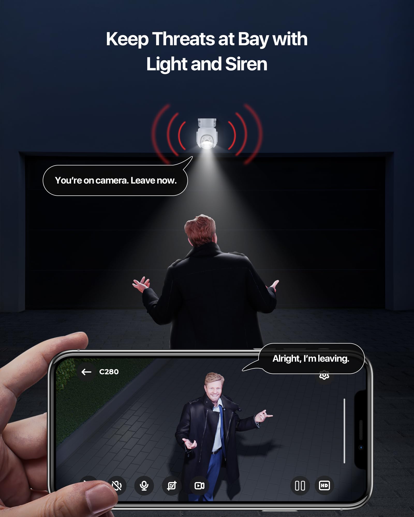 ZOSI 5MP Kit Cámaras de Vigilancia Exterior WiFi6, 8CH 3K Grabador NVR Inalámbrico con 64GB Tarjeta de Memoria y 2X Cámara Seguridad 360° Pan y Tilt, Detección y Seguimiento de Persona, Audio