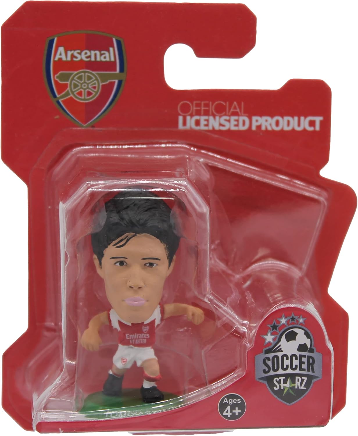 SoccerStarz - Arsenal Takehiro Tomiyasu - Home Kit (Classic Kit), Multicolor - Image 3