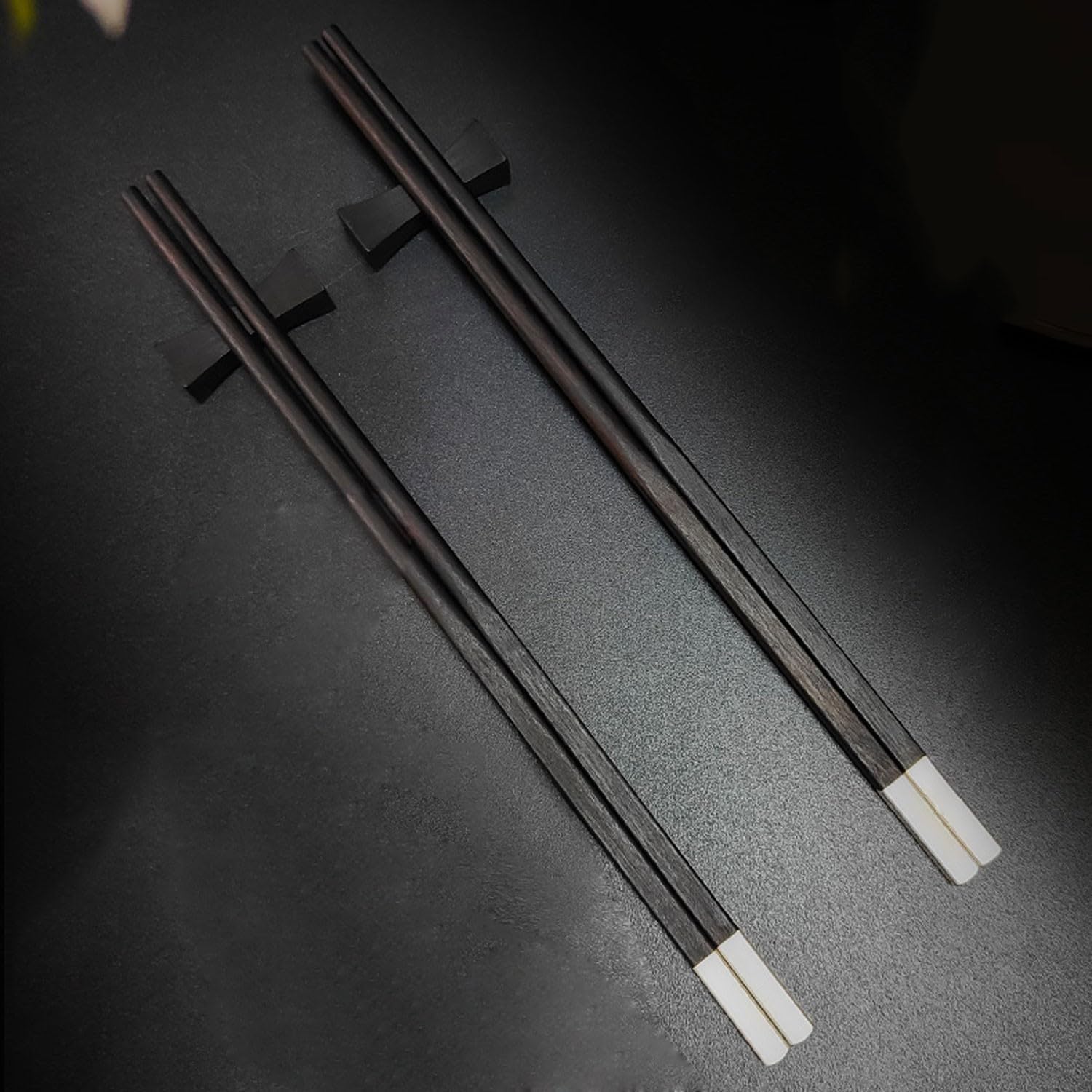 Palillos, Palillos chinos, 2 pares de palillos alta gama, estuche regalo, antideslizantes for el hogar