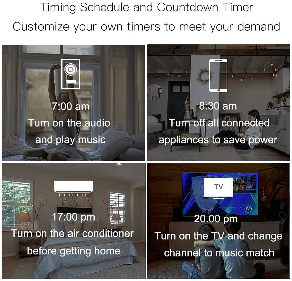 Tuya Smart IR Remote Control Sensore di temperatura e umidà integrato per condizionatore d'aria TV DVD AC Funziona con Alexa, Google Home  44