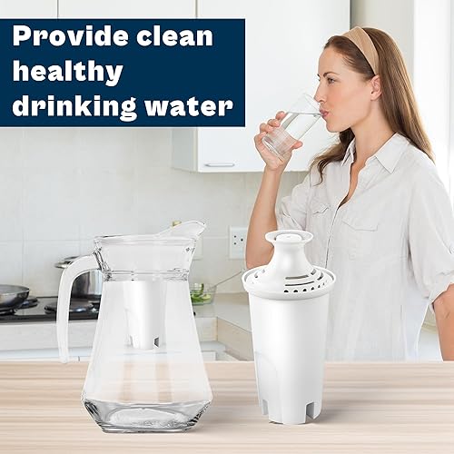 Miniatura 7 de Filtro de agua OB03 de repuesto para jarras y dispensadores Bri-ta, sin BPA, incluye 4 filtros para jarras - Purificación eficiente del agua, fácil
