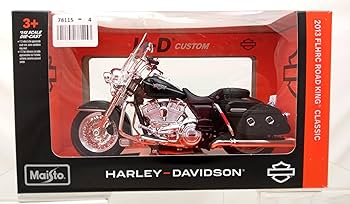 【Maisto】2001FLHRC Road King Classic(青銀) Amazon.com: Maisto 1:12 Harley-Davidson Custom - 2013 FLHRC