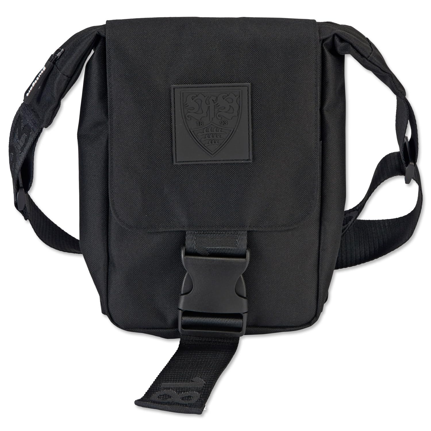 VfB Stuttgart Stadiontasche mit Wappen – Offizielle Fan Tasche transparent für Stadionbesuch – Umhängetasche Clear Bag für Arena, Konzert, Festival – Schultertasche Fanartikel Rot Weiß