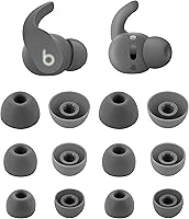 Vista 3 de ALXCD Eartips - Auriculares compatibles con Beats Fit Pro, S/M/L 3 tamaños, 6 pares de almohadillas de silicona suave de repuesto, compatibles