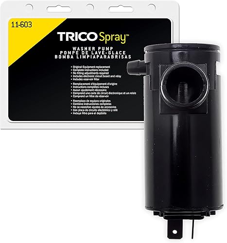TRICO Bomba de lavado de parabrisas en aerosol (11-603) se adapta a modelos seleccionados Chevy, Dodge, Ford, Geo, Mazda, Mitsubishi, Subaru y Suzuki