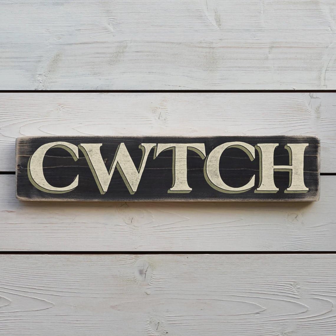 Glplokpj Metal Sign14 Cwtch Vintage Metal Sign - 4X16 Inch Farmhouse Home Decor Housewarming Gift