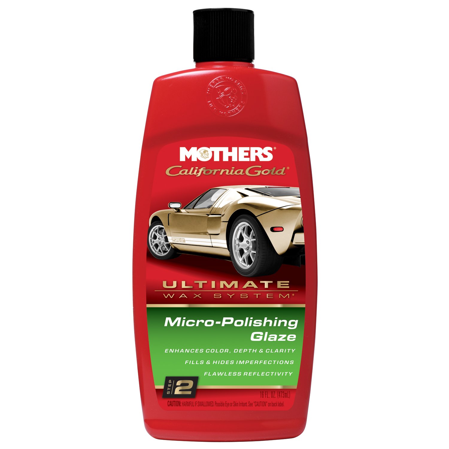 Mothers 08100-6 California Gold Micro-Polishing Glaze (Ultimate Wax System, Step 2) - 16 oz., (Pack of 6)