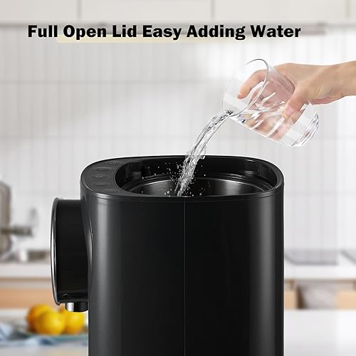 Miniatura 2 de OCTAVO - Caldera de agua y calentador de 5 litros, tanque de agua de acero inoxidable 304, temperatura de agua ajustable de 700 W, 6 temperaturas de