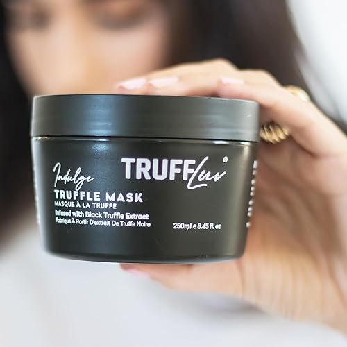 Miniatura 7 de TruffLuv Indulge Collection - Máscara de trufa - Mascarilla hidratante fortalecedora para el cabello, antienvejecimiento mejora el brillo, 8.45