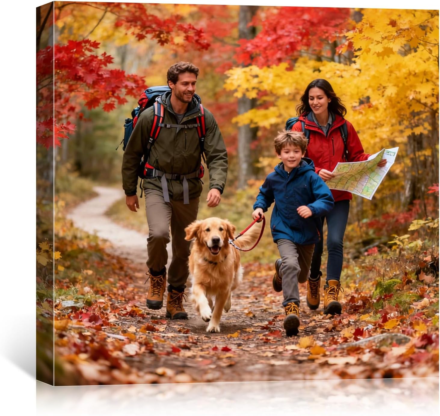 WFENJEW Custom Canvas Prints with Your Photos. canvas prints with your photos. Personalized Picture on Canvas Wall Art for Bedroom. Living Room. Wedding. Baby. Pet. Family Portrait (16" L x 16" W)