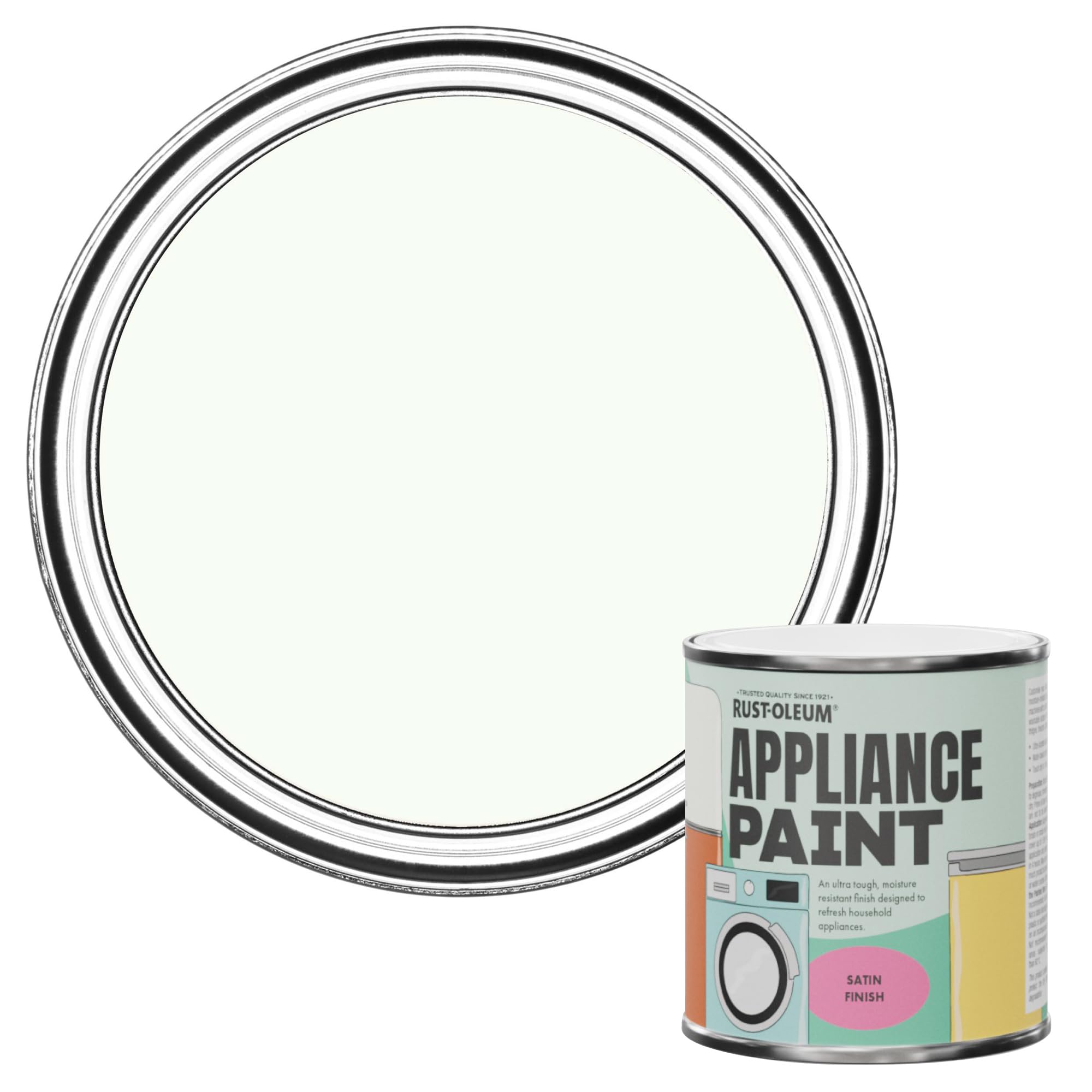 Rust-Oleum Appliance Paint in Satin Finish - Still 250ml