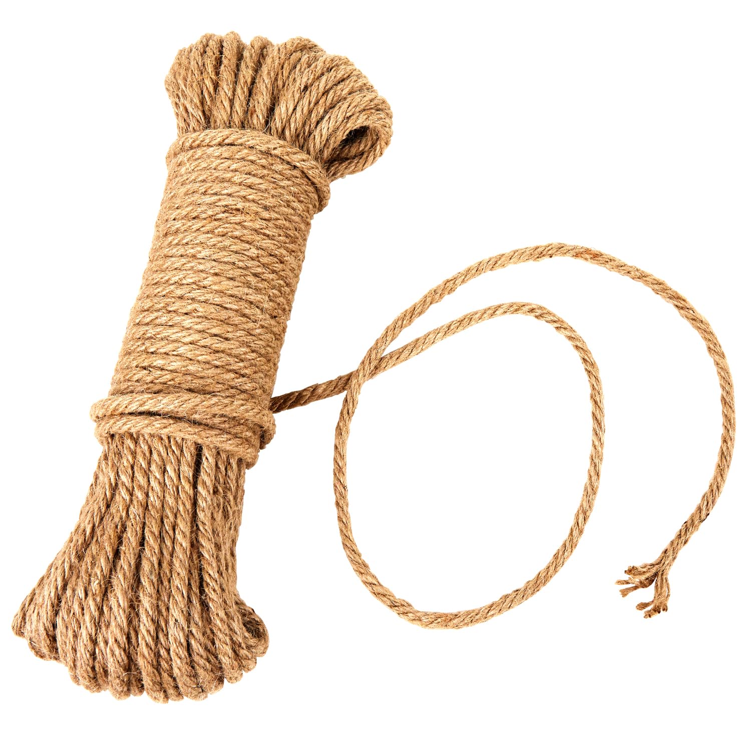 Jute Twine Garden Twine String 66 Feet / 20m Jute String, Thickness Hemp Rope Wrapping Packing Gardening Crochet Knitting Macrame Decor