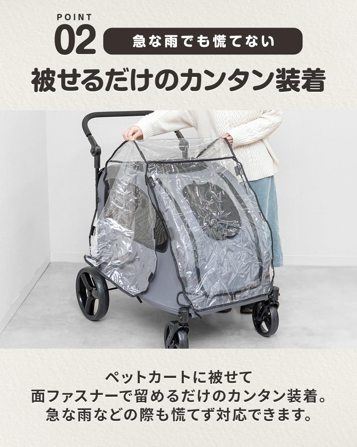 ★未開封品★ottostyle.jp　ペットカート 4輪 耐荷重60kgブラック Amazon.co.jp: ottostyle.jp ペットカート 犬 大型犬 中型犬 小型犬