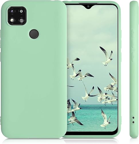 Miniatura 5 de kwmobile Funda compatible con Xiaomi Redmi 9C - Funda protectora de silicona TPU suave y delgada - Menta mate