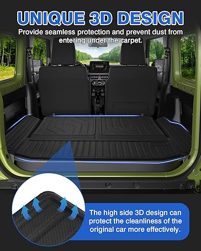 Miniatura 4 de Autorder Ajuste personalizado para revestimientos de carga 2019-2023 Suzuki Jimny JB64 JB74, accesorios para maletero de cobertura completa,