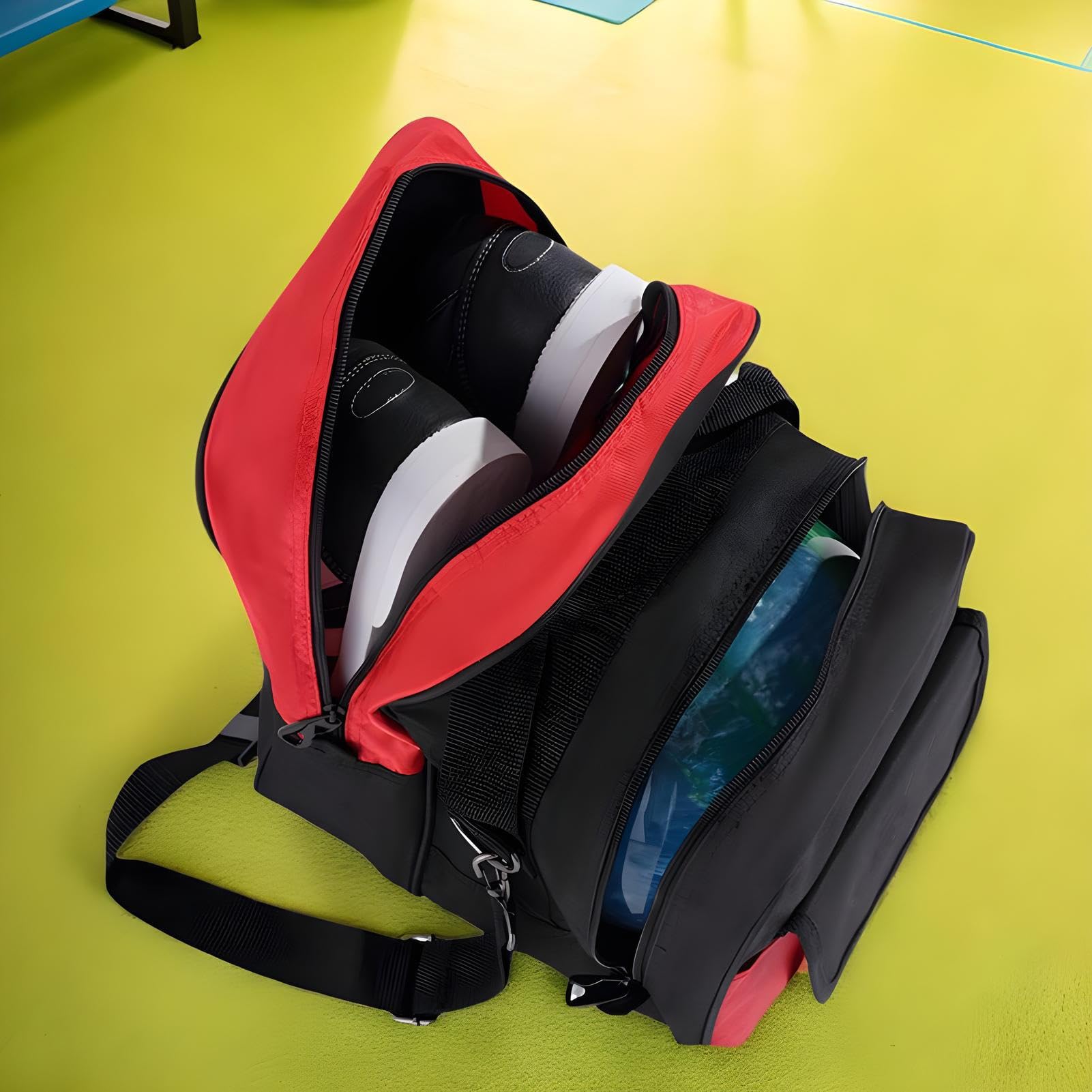 Bowling Ball Bag | Bowling Accesorios Bolsa | Correas Ajustables Deporte Zapato Pack para Entrenamiento Atleta práctica Concurso Hombres Mujeres jóvenes Estudiante Viaje