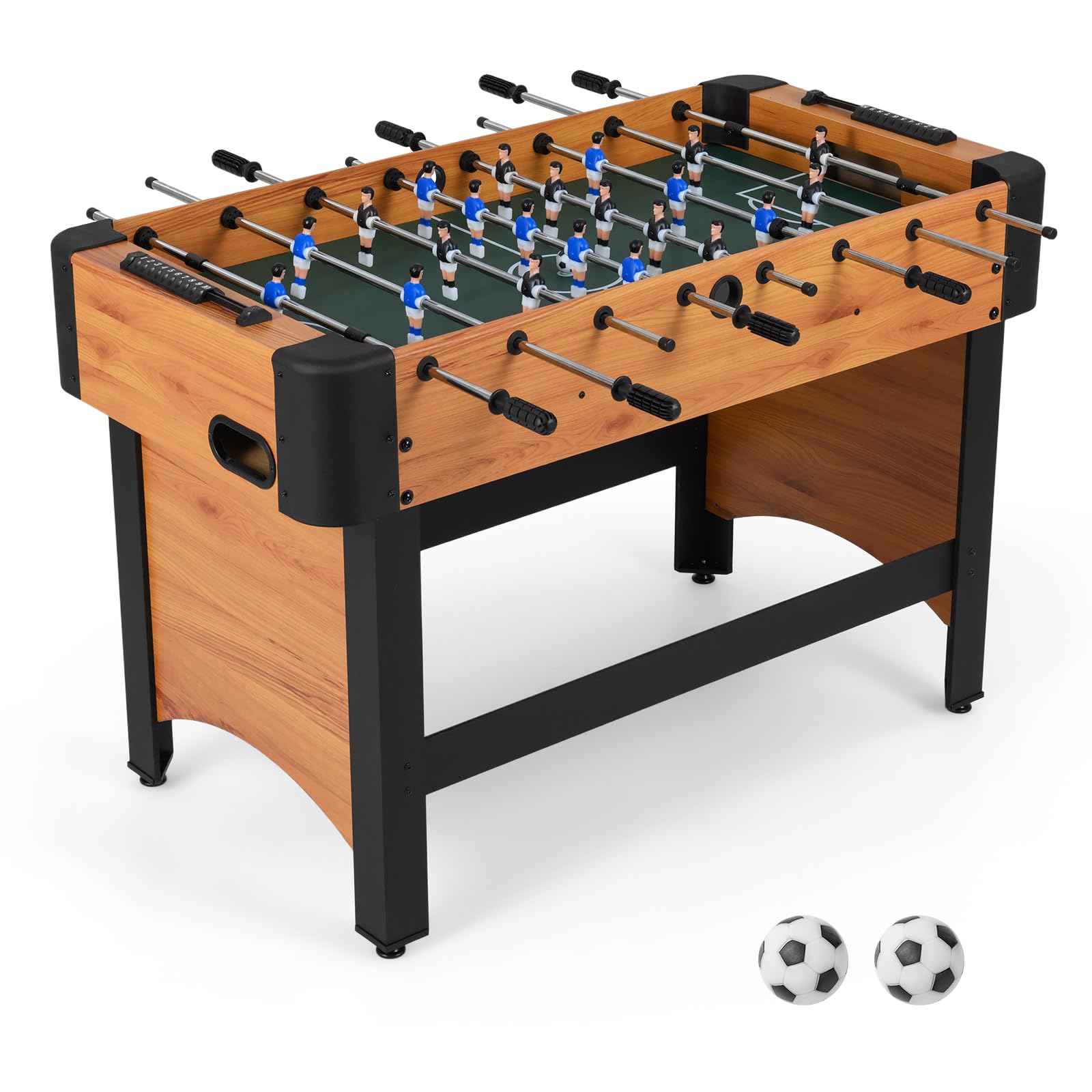 COSTWAY Tischkicker Kinder, Kickertisch mit 22 Spielern & 2 Bällen, Profi Tischfussball Komplett Set aus Holz, Fußballtisch für Kinder & Erwachsene, 119 x 108 x 79 cm
