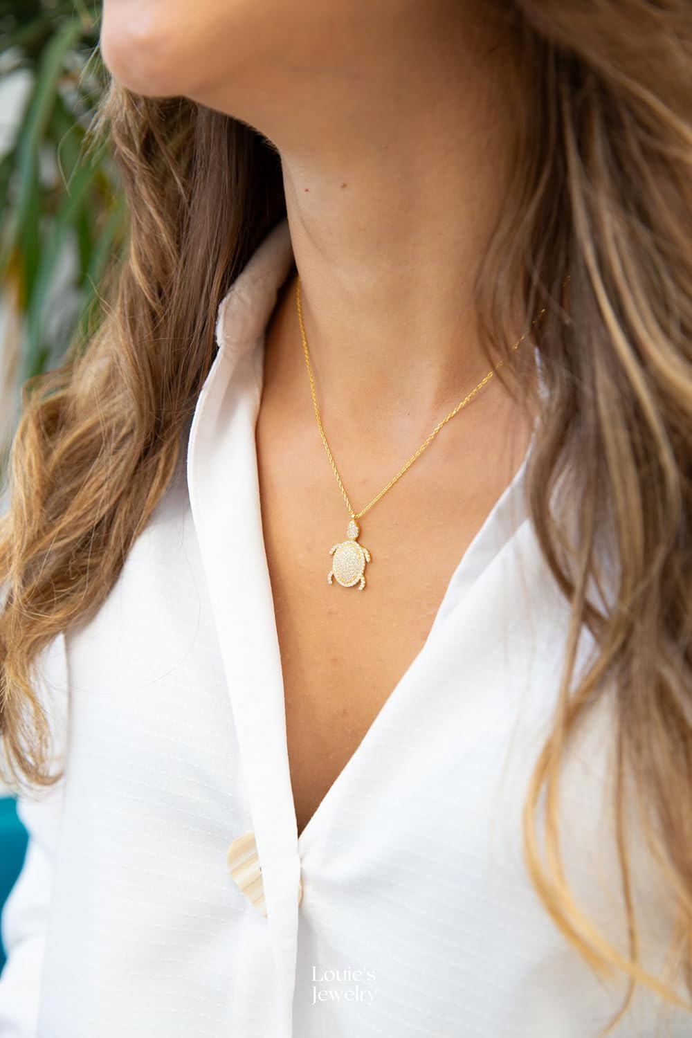 Turtle Necklace, Turtle Pendant, Tortoise Necklace, Tortoise Pendant, 925 Silver Handmade Jewelry, 14K Gold Plated, Gift for Her - Image 4