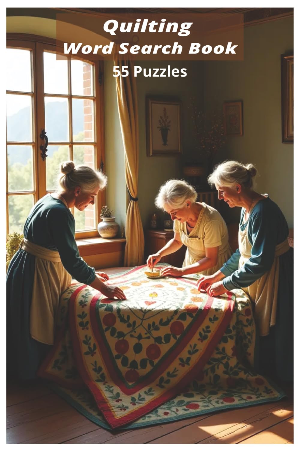 Quilting Word Search Book: Discover the art, history, and legacy of quilting through 55 themed word search puzzles with over 450 words celebrating ... (Hobbies-Recreation-and-Special Interests)