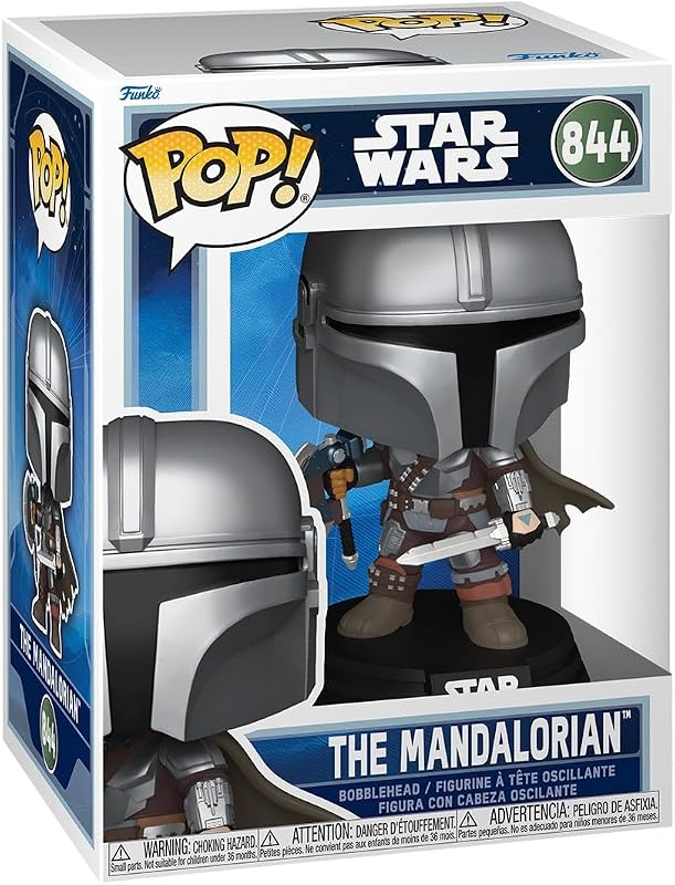 Pop! Star Wars: Mandalorian & Grogu | Official Merch - Collectable Vinyl Figurine for Shelf Display - Birthday Gift Idea for Fans and Collectors