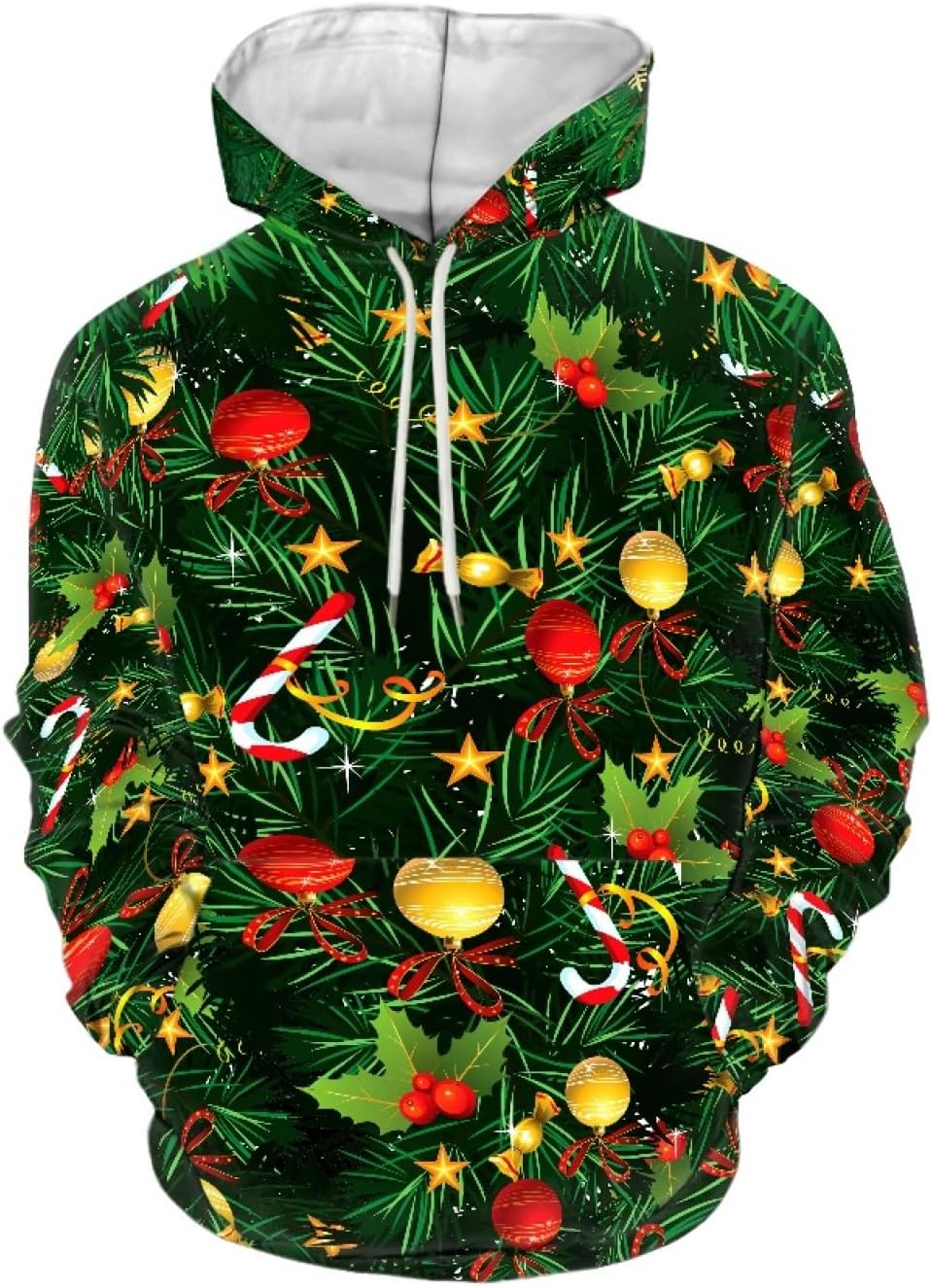 FUSURIRE Novelty Men's Hooded Sweatshirt Long Sleeve Drawstring Hoodie Comfy Hoodies Sweater with Pocket S-4XL